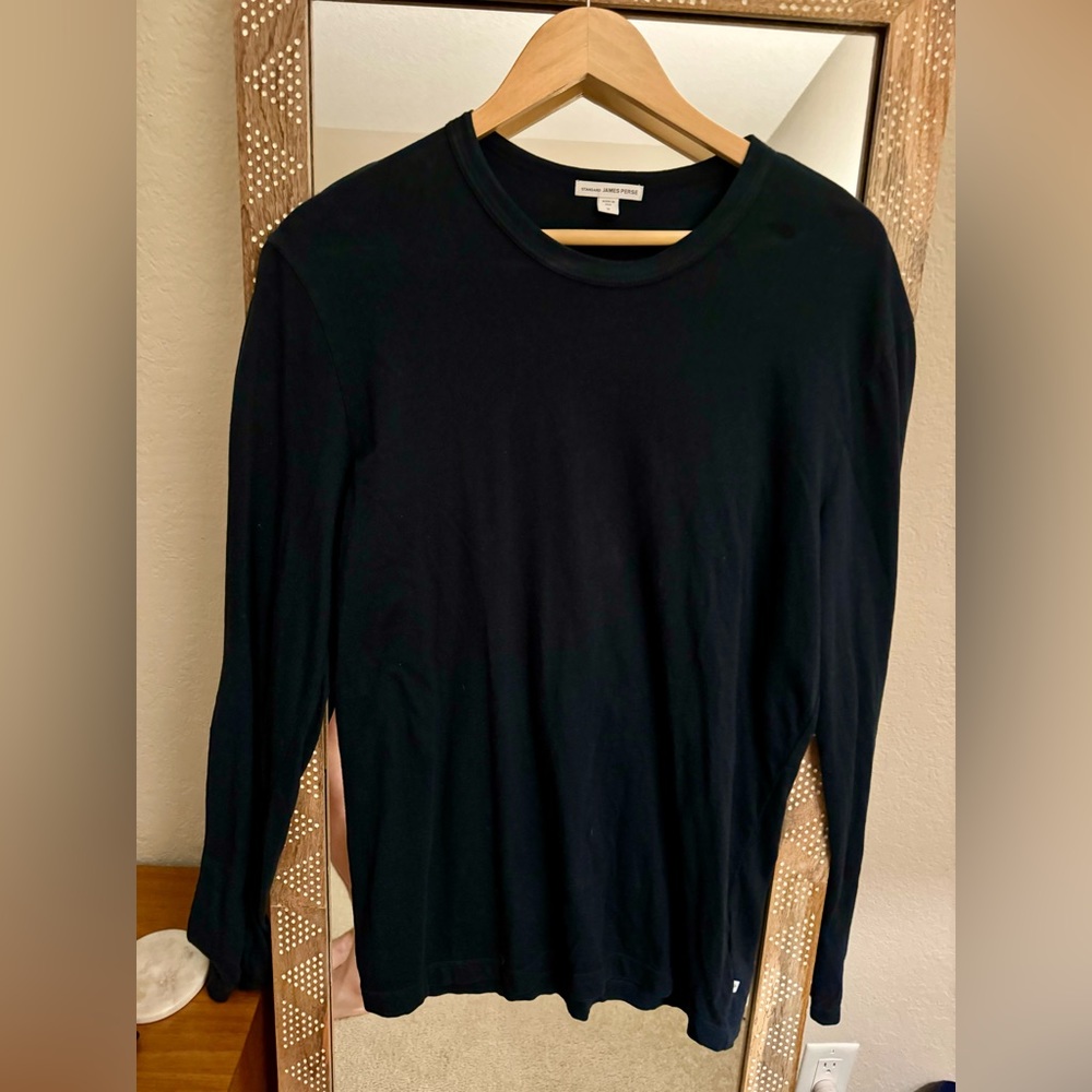 James Perse Navy Long sleeve